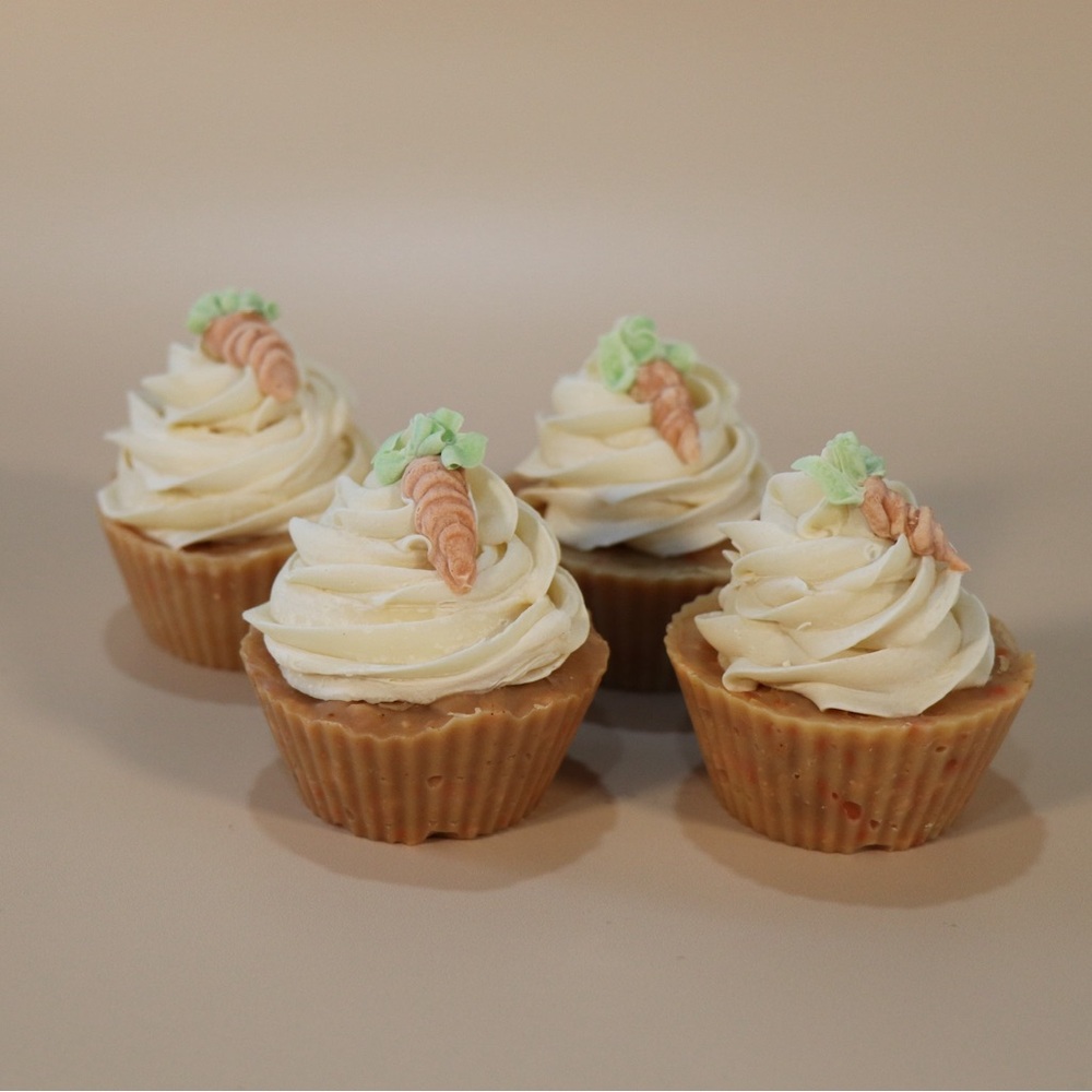 Daphne" Carrot Cake Cupcake Artisan Soap Bar🥕